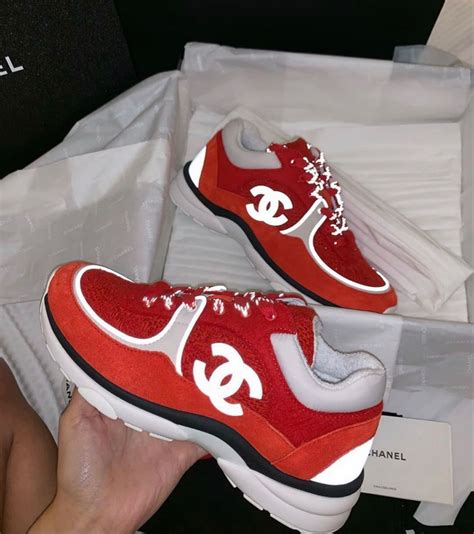 chanel shoes red|chanel sneakers clearance.